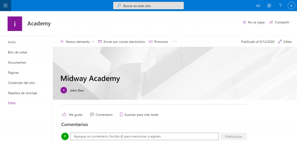 Eliminar botones sociales de SharePoint